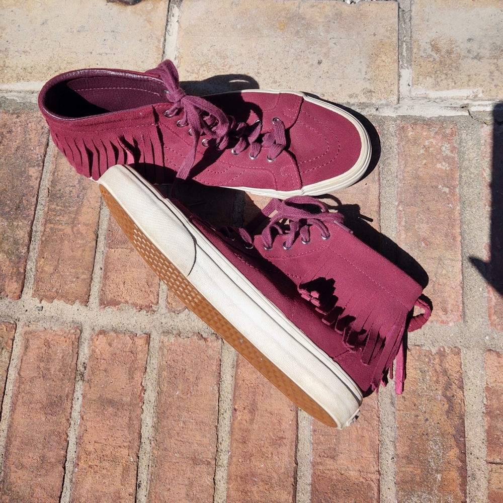 Limited Edition Fringe High Top Vans